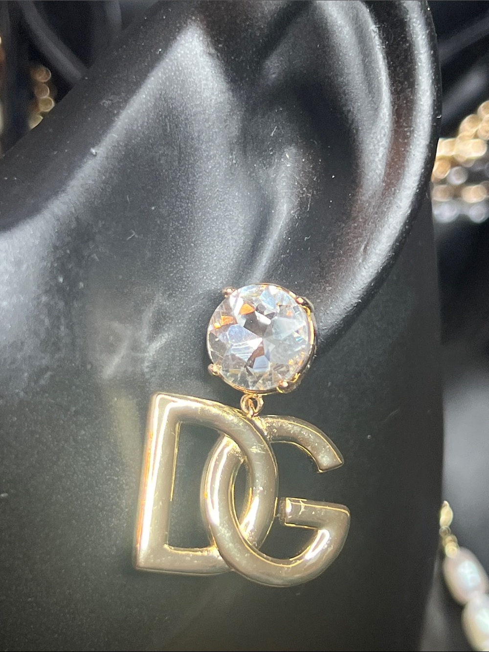 Inspired Gold-Tone Double C Link Chain Necklace